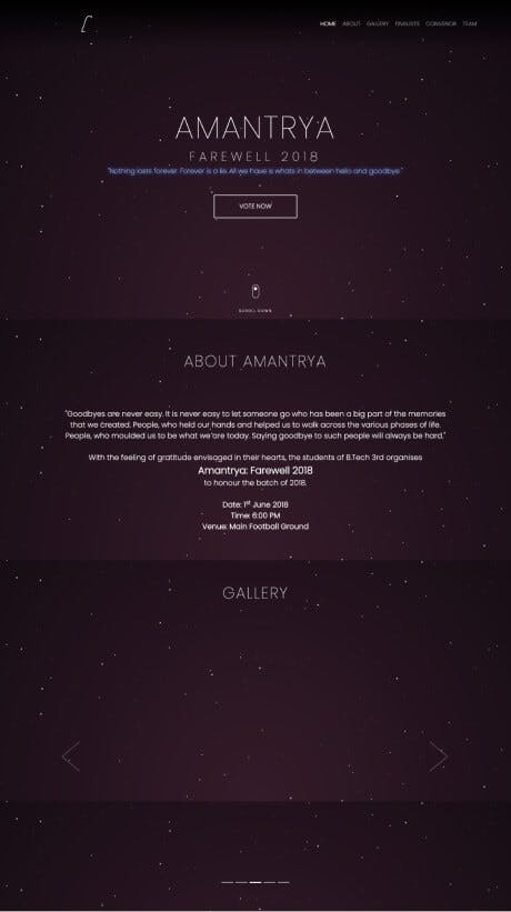 Amantrya - Polling Web App