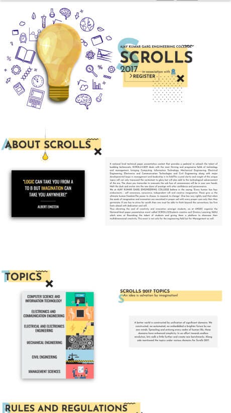 Scrolls 2017 - Website